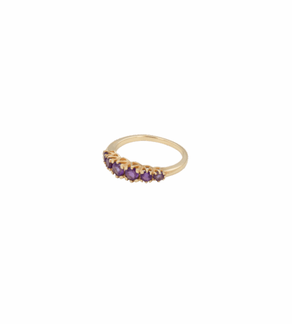 Anna Ring Amethyst 14K