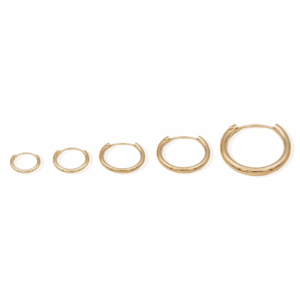 gouden creolen 11mm