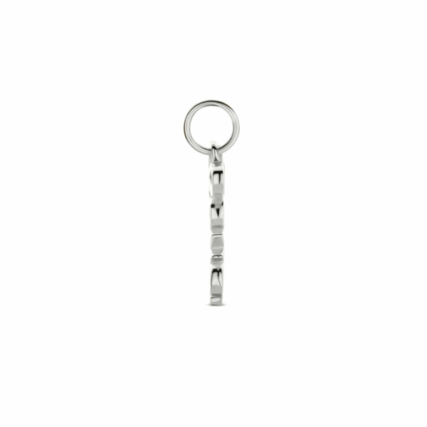 hanger love 20 mm zilver gerhodineerd