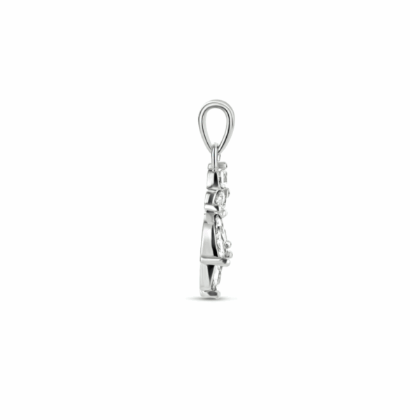 hanger zirkonia zilver gerhodineerd