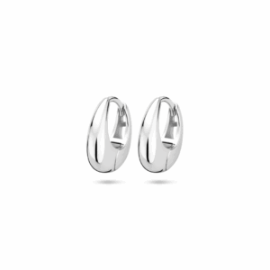 klapoorringen 13,5 mm zilver gerhodineerd