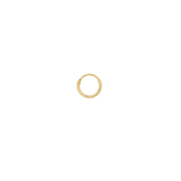 Single Plain Ring Earring
